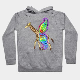 Giraffe Fly Hoodie